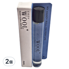 A'pieu 隨身滾珠香水 WOOL羊毛, Musky Floral Perfume, 9.5ml, 2個