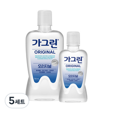 가그린 오리지널 구강청결제 750ml + 250ml, 5세트