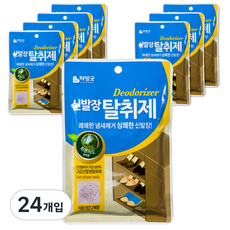 리빙굿 신발장 탈취제 숲속향, 2g, 24개