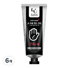  더블유피부연구소 스탑에이징 손주름 핸드크림 플러스, 60g, 6개 