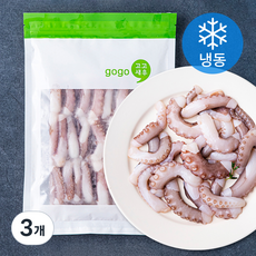 고고새우 탱글탱글 손질 절단낙지 (냉동), 450g(L), 3개