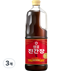 샘표 진간장 S, 1.7L, 3개