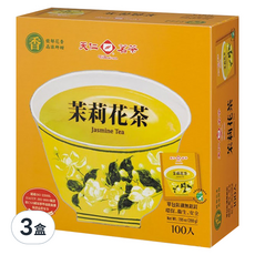 天仁茗茶 茉莉花茶, 袋裝防潮，保持新鮮, 香氣怡人，隨時享用, 100包, 2g, 300包