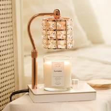 Candle Department Store 大豆蠟燭280g套組, Lavender, Lucie玫瑰金白+薰衣草