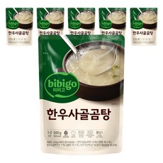 비비고 한우사골곰탕, 500g, 6개