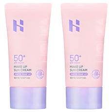홀리카홀리카 메이크업 선크림 SPF50+ PA+++, 60ml, 2개 60ml, 2개