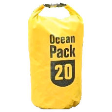 OceanPack 戶外防水桶包 單肩包, 2L-30L容量可選, 25 x 61cm, 黃色