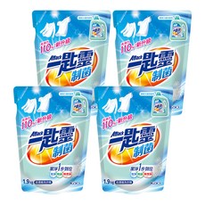 Attack 一匙靈 台灣公司貨 制菌超濃縮洗衣精 補充包, 1.9kg, 4包