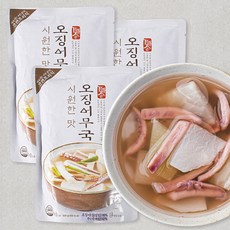 가마솥 시원한맛 오징어무국, 500g, 3개