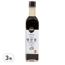 키친콤마 저당 맛간장, 460ml, 3개