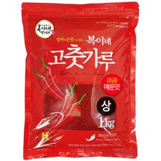 복이네먹거리 중국산 고추가루 조금 매운맛 찜 무침용 상, 1kg, 1개