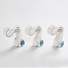 無穿孔，環桿, 混色, 3個