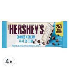 HERSHEY'S 好時 巧酥可可片, 25% More Cookies, 100g, 4片
