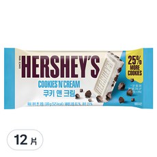 HERSHEY'S 好時 巧酥可可片, 25% More Cookies, 100g, 12片
