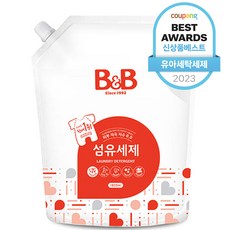 비앤비 섬유세제 리필, 1.8L, 1개