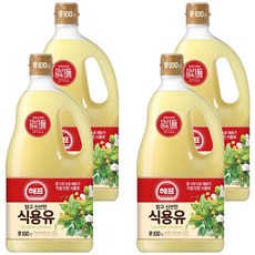 Haepyo食用油, 1.5L, 4個