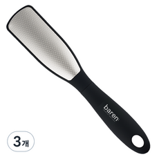 바렌 양면 스테인레스 발각질제거기, 1개입, 3개