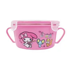 MY MELODY 美樂蒂 不銹鋼雙耳隔熱餐碗, 1個