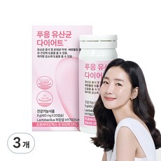 닥터블릿 푸응 100억 락토바실러스 유산균 다이어트 9g, 20정, 3개