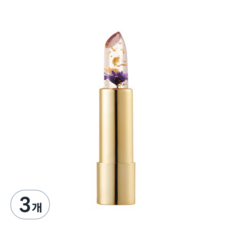 칼리즈메이 플라워 립스틱, 드림 퍼플, 3g, 3개