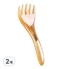 Banbino掛勾型頭皮按摩梳, 2個, 棕色