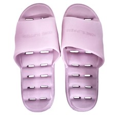 素色浴室排水拖鞋，HOME SLIPPERS, M(40~41碼), 淺紫色, 1雙