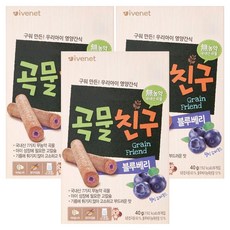 韓國 ivenet 穀物捲心酥, 藍莓口味, 40g, 3盒