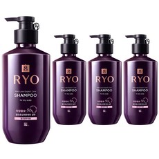 RYO 呂 9EX滋養韌髮洗髮精 中乾性頭皮適用, 400ml, 4瓶