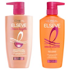 로레알파리 엘세브 드림랭스 샴푸 400ml + 컨디셔닝 헤어팩 410ml, 1개 1세트