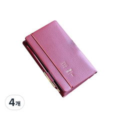 PLEPIC 雙子商務筆記日記本, 酒紅色, 4個