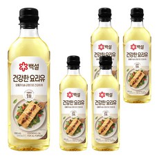 백설 건강한 요리유, 900ml, 5개