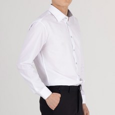 까망베르 남성용 구김방지 슬림핏 긴팔 와이셔츠 S909