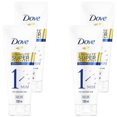Dove 多芬 一分鐘深層修護護髮精華 180ml，深層修護 針對染燙受損及分叉髮質, 4條