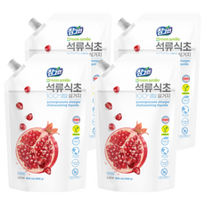 참그린 석류식초 설거지 주방세제, 860ml, 4개