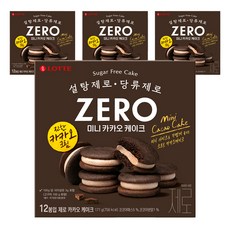 LOTTE 樂天 ZERO 迷你可可派 12包入, 171g, 4盒