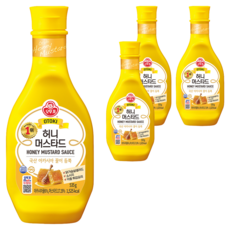 오뚜기 허니머스타드 소스, 535g, 4개