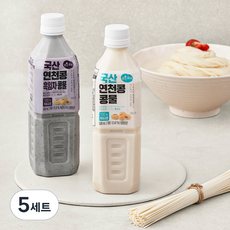 맑은물에 국산 연천콩 콩물과 풍국면 콩국수키트 1.2kg 2인분, 5세트