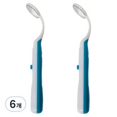 로커스 가정용 셀프 LED 치아경 파랑, 6개