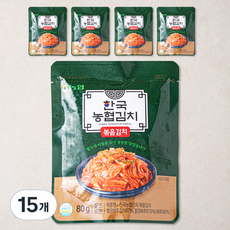 농협 한국 볶음김치, 80g, 15개