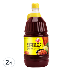 오뚜기 돼지불고기 양념, 2.1kg, 2개