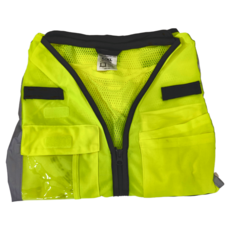 Milwaukee 美沃奇 高性能工程反光背心，反光背心 15口袋 (ANSI/CSA) (黃), L/XL, 綠色, 1件