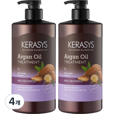 케라시스 아르간오일 트리트먼트 베이비 파우더향, 1L, 4개