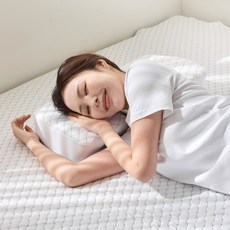 LIV MOM 優質Dura Cool涼感3D頸椎記憶棉枕頭, 冰格