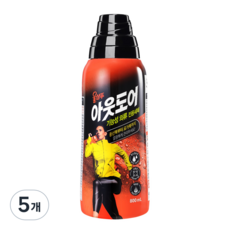 애경 울샴푸 아웃도어 기능성의류 전용세제, 800ml, 5개