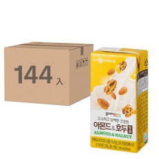 Gomgom 杏仁核桃豆奶, 24入, 190ml, 144入