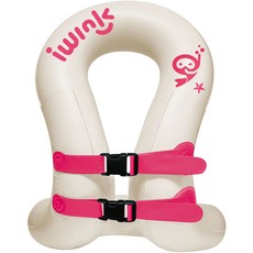 iWINK 充氣浮力背心 25kg, 白色+浮潛