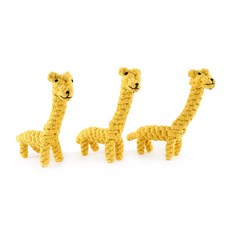 Dog-i 小狗玩具線長頸鹿 16 x 13 厘米, 隨機發貨, 3個