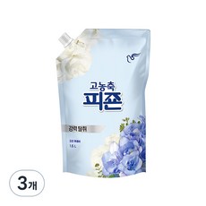 고농축 피죤 강력탈취 오리지널 오션후레쉬 섬유유연제 리필, 1.6L, 3개