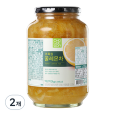 초록원 꿀레몬차, 2kg, 2개, 1개입