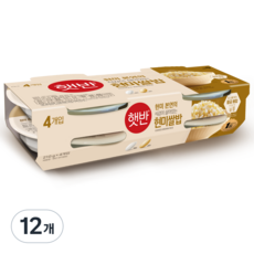 햇반 현미쌀밥, 210g, 12개